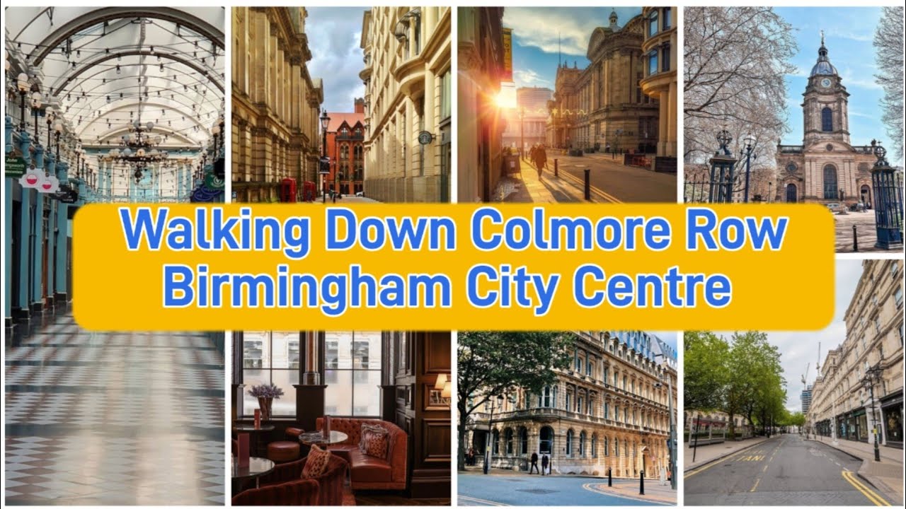 Walking Down Colmore Row Birmingham City Centre 4k - June 2022