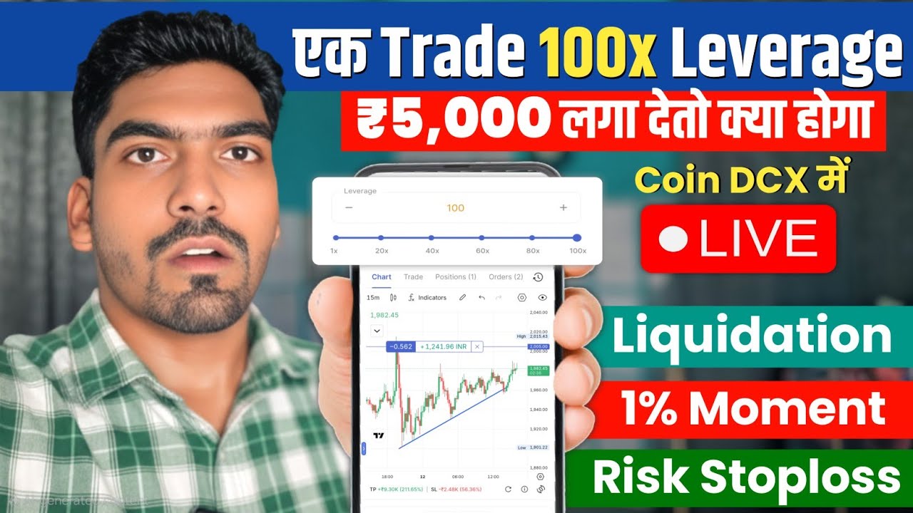 ₹5000 + 100X Leverage | Bas Itne Move Par Account Liquid! 😱 | Easy Way 