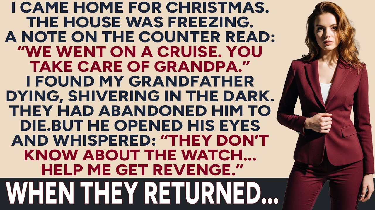 I Found Grandpa Dying Alone When I Came Home For Christmas—My Parents Were Off On A Cruise...