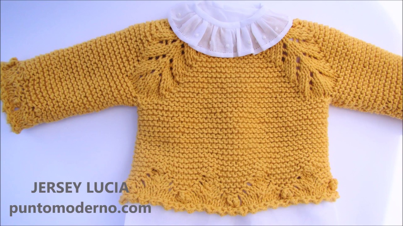 JERSEY DE BEBÉ LUCÍA -ALSO ENGLISH PATTERN