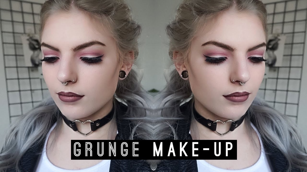 GRUNGE INSPIRED MAKEUP | pink tones