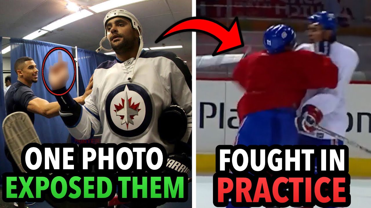 NHL Teammates who HATED Each Other