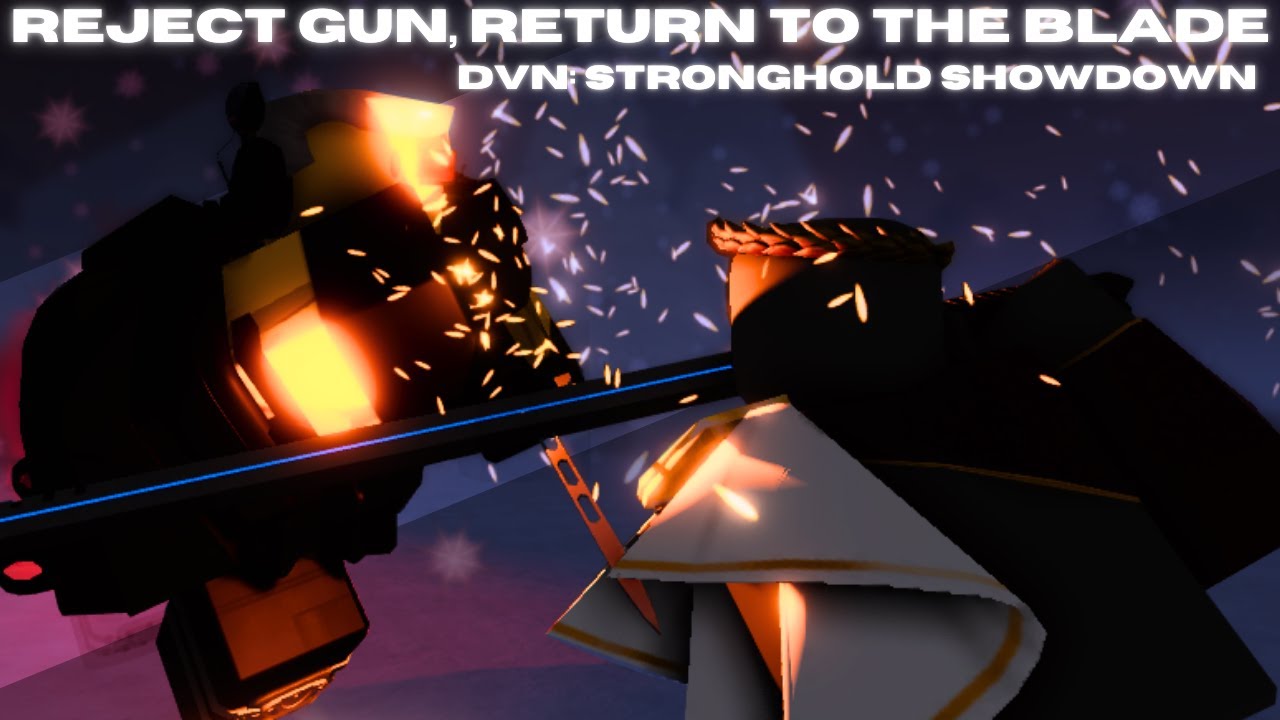 Reject the gun, Return to the Blade in Dummies vs. Noobs Stronghold Showdown