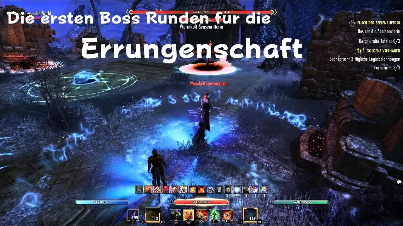 The Elder Scrolls Online Die ersten Boss Runden für die Errungenschaft