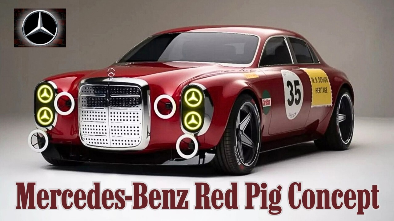 Секретный концепт Mercedes «Красная свинья»: современная легенда раскрыта! 🐷🔥