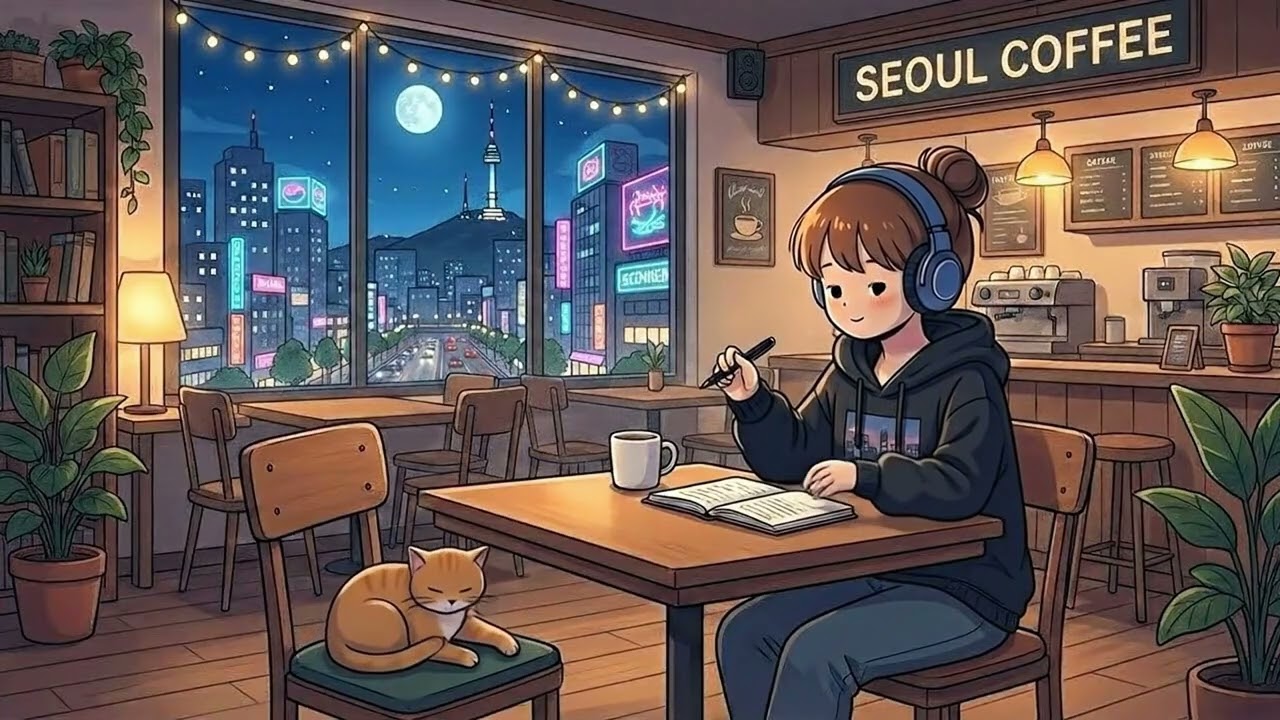 고요한 도시의 밤 로파이 🌃 | Quiet City Night Lofi – Calm & Cozy Music
