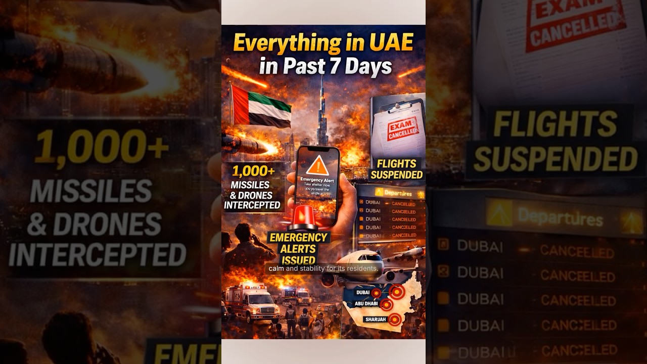 UAE in 7 Days: Missile Intercepts, Flights, Schools & Safety Update #shorts #viral