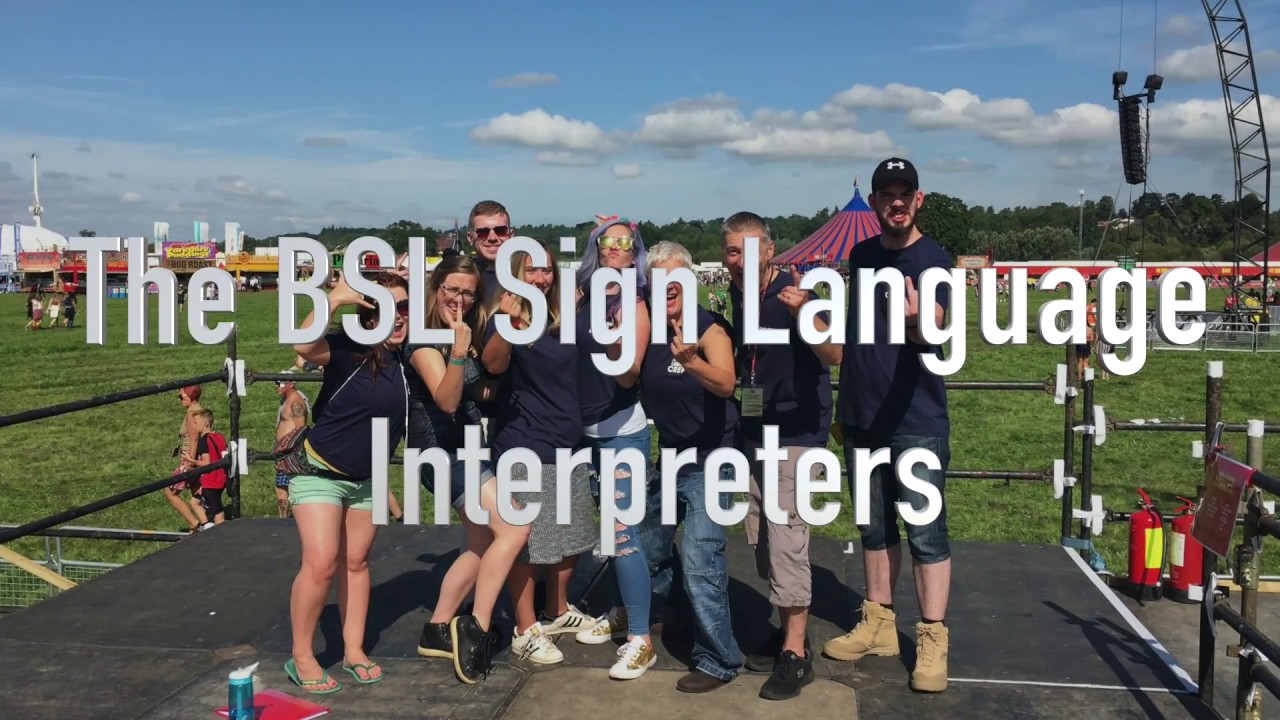 Reading Festival BSL Sign Language Interpreters 2017