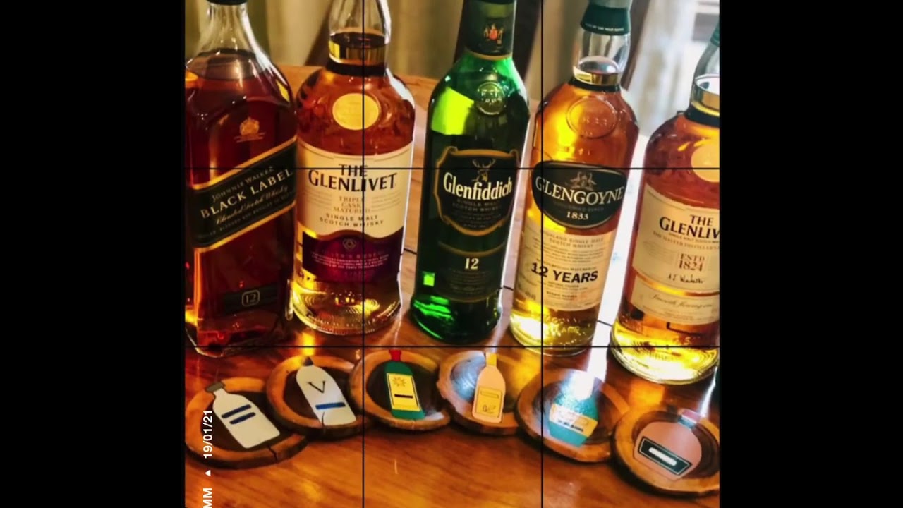 Hand painted wooden coasters for your bar.