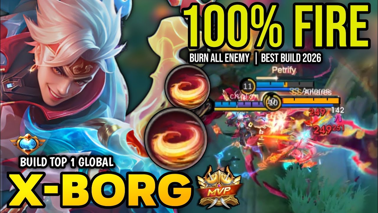 X-BORG BEST BUILD 2026 | BUILD TOP 1 GLOBAL XBORG GAMEPLAY | MOBILE LEGENDS✓