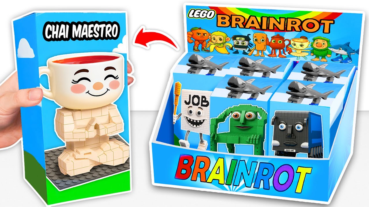 Desempaquetado de la CAJA MISTERIOSA del producto italiano Brainrot a las 3 a. m. | AM Bricks ESP