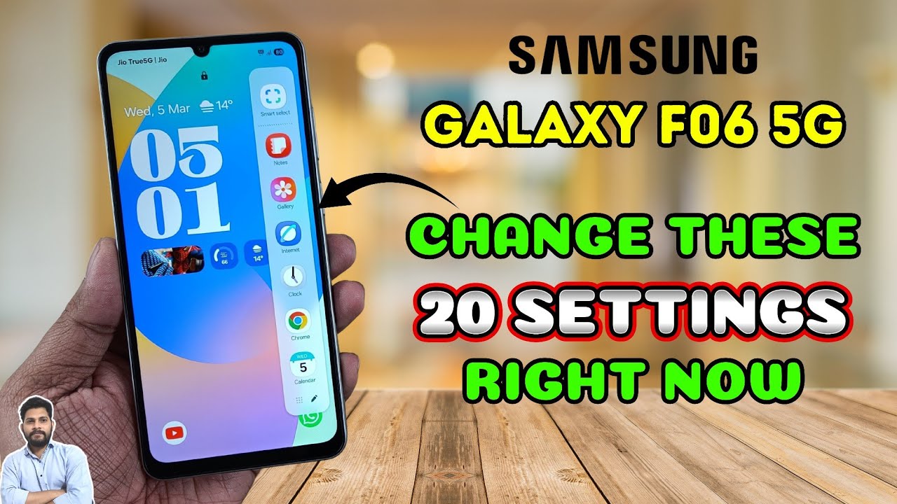 Samsung F06 5G: измените эти 20 настроек прямо сейчас