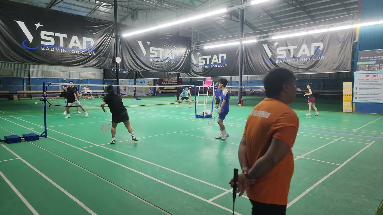 1603 Mix  [CLVK ]🤾‍♂️ Quân / Chương 🏸 Water/ Hòa - HAPTHY Badminton - Sân Cầu lông Vstar