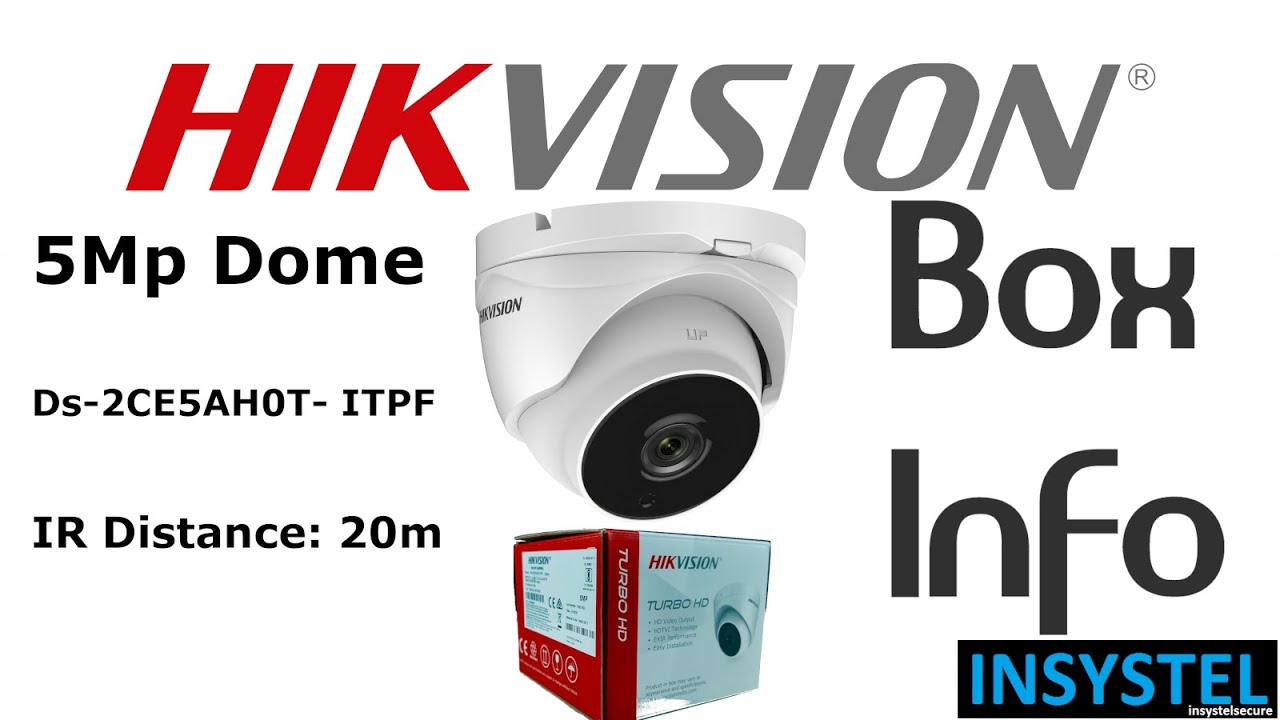Hikvision Dome Camera 5 Megapixel Ultra HD DS-2CE5AH0T-ITPF