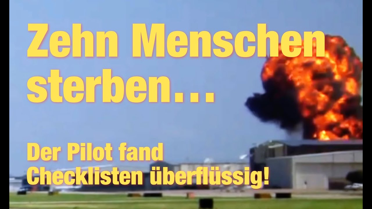 Zehn Menschen sterben – Pilot hielt Checklisten für überflüssig