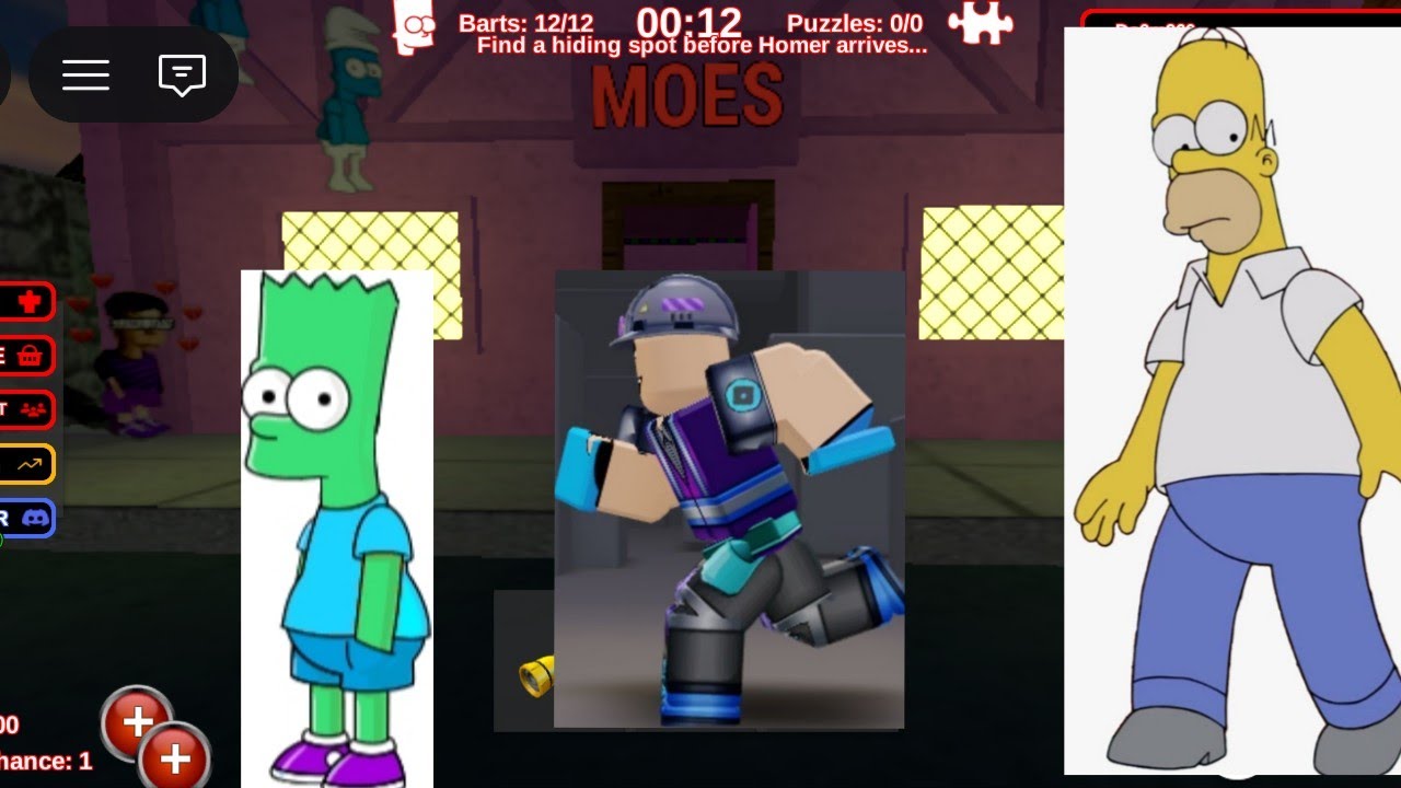 Homer,megőrültél?Roblox You vs Homer