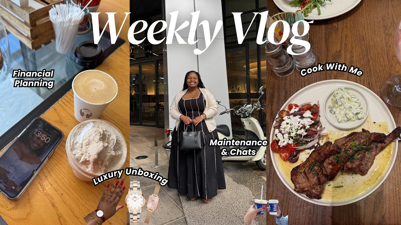 Weekly Vlog | I'm Inside, Cook With Me, Maintenance Routine, Financial Planning & Luxury Unboxing