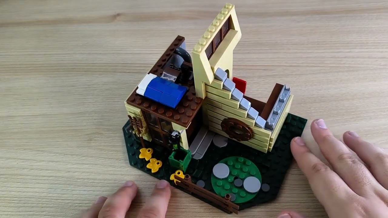 Besser als die Klemmbausteine wegzuschmeißen! Enjbrick AUTUMN CABIN Modular Building Review