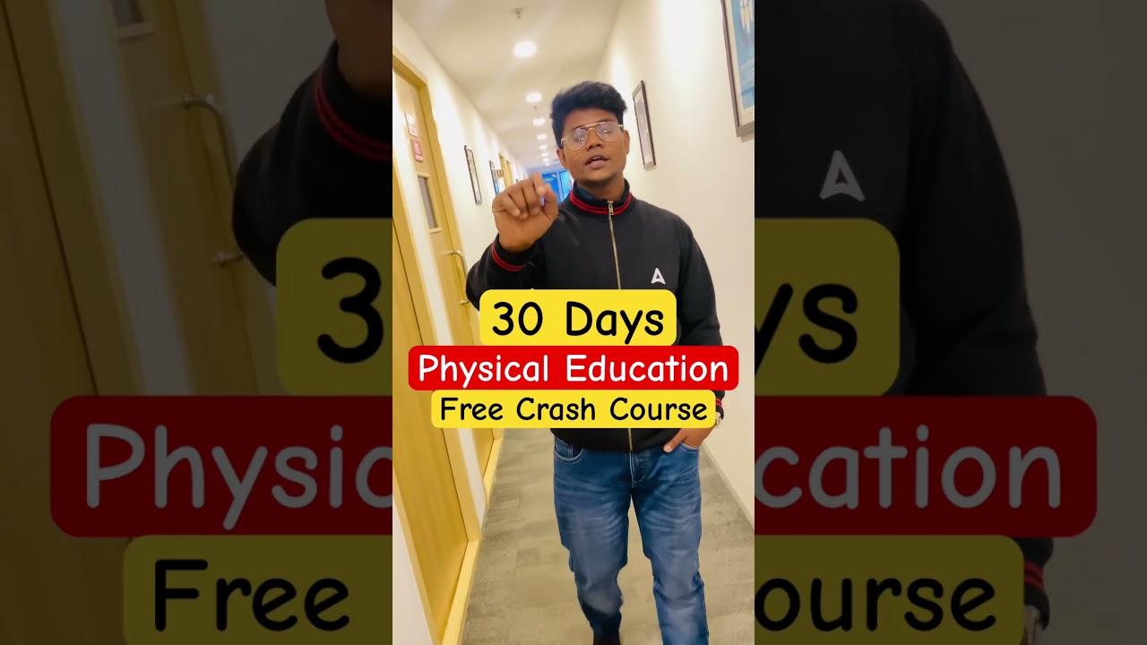 Physical education 30 Days Crash Course Free #tgtpgtadda247 #physicaleducation #monusir #physical l