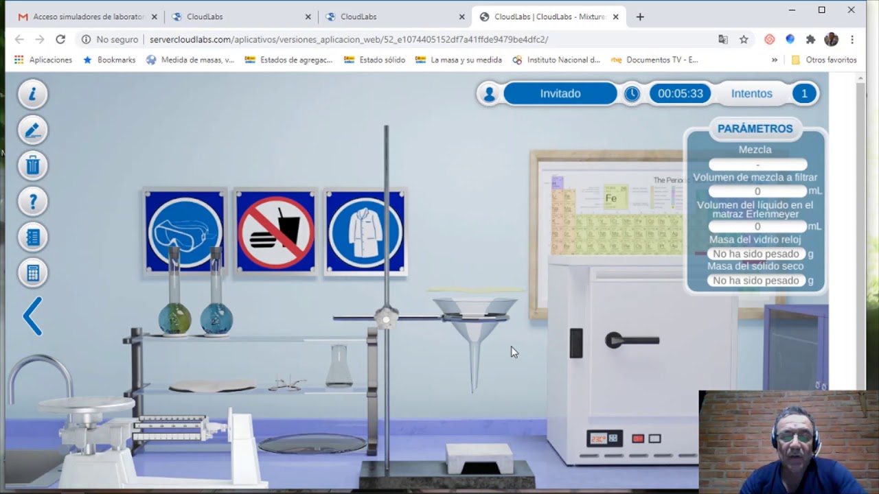 Laboratorio Virtual - Filtraci&oacute;n