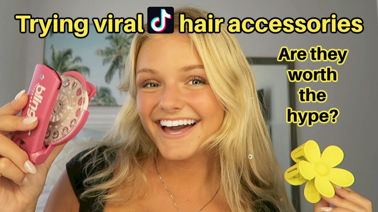 Trying Viral TikTok Hair Accessories