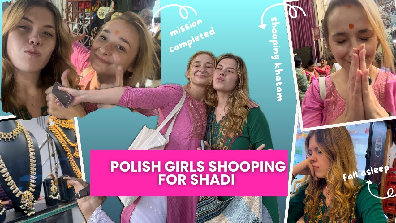 Foreigners went for wedding shopping