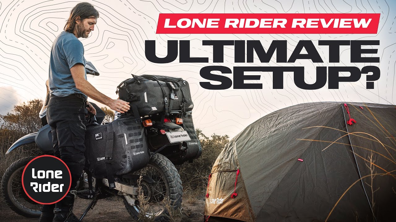 ULTIMATE Adventure Motorcycle Luggage & Tent Setup? Lone Rider Gear Review