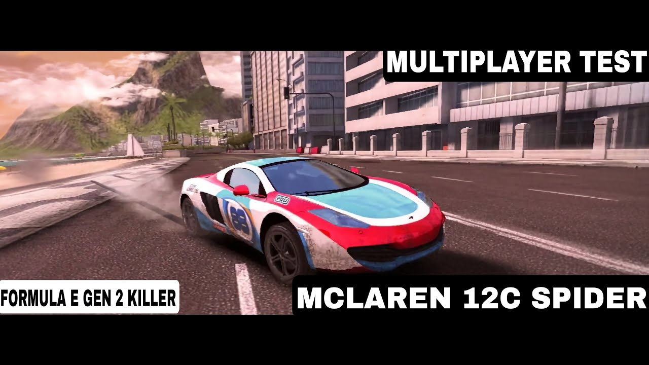Asphalt 8 Multiplayer test FORMULA E - GEN 2 killer MCLAREN 12C SPIDER After update 71