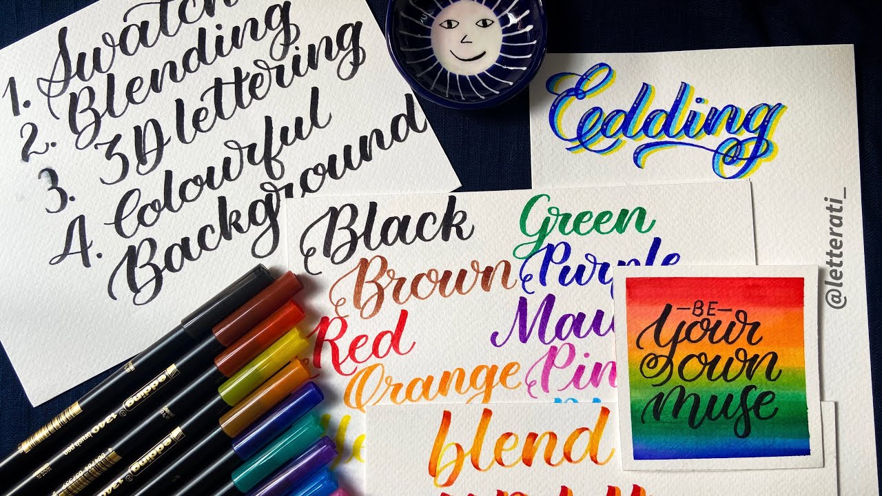 Edding Brush Pen Review🌸