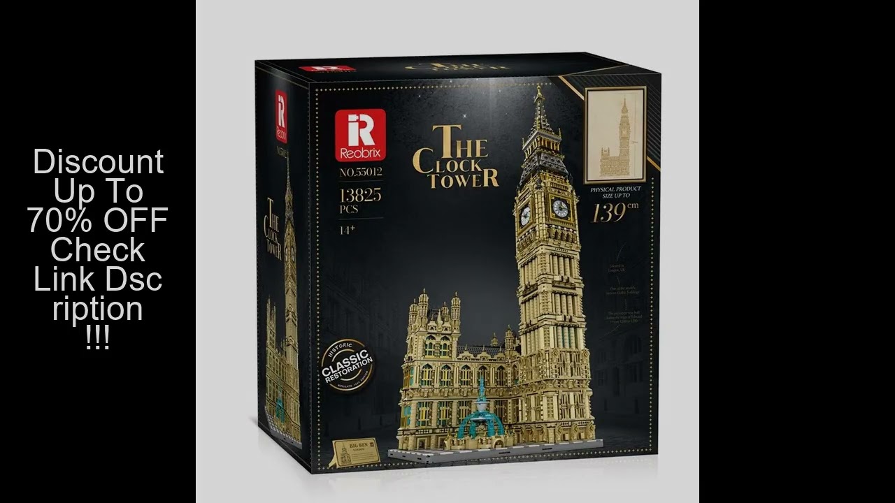 IN STOCK Reobrix 55012 MOC UK Big Ben Building Blocks Bricks Assembling Model Construction Toys for