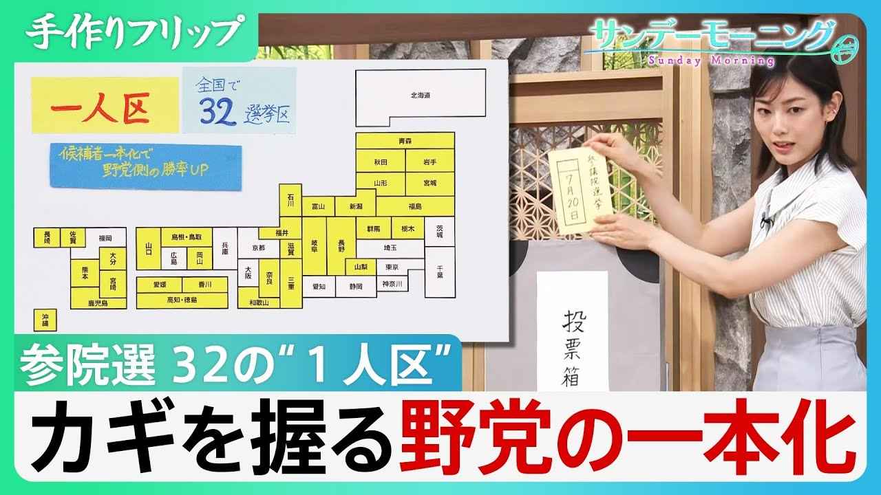 参議院選挙「1人区」野党一本化の実現は？ 最大争点・物価高対策に専門家は警鐘「これまでの対策検証を」【サンデーモーニング】｜TBS NEWS DIG