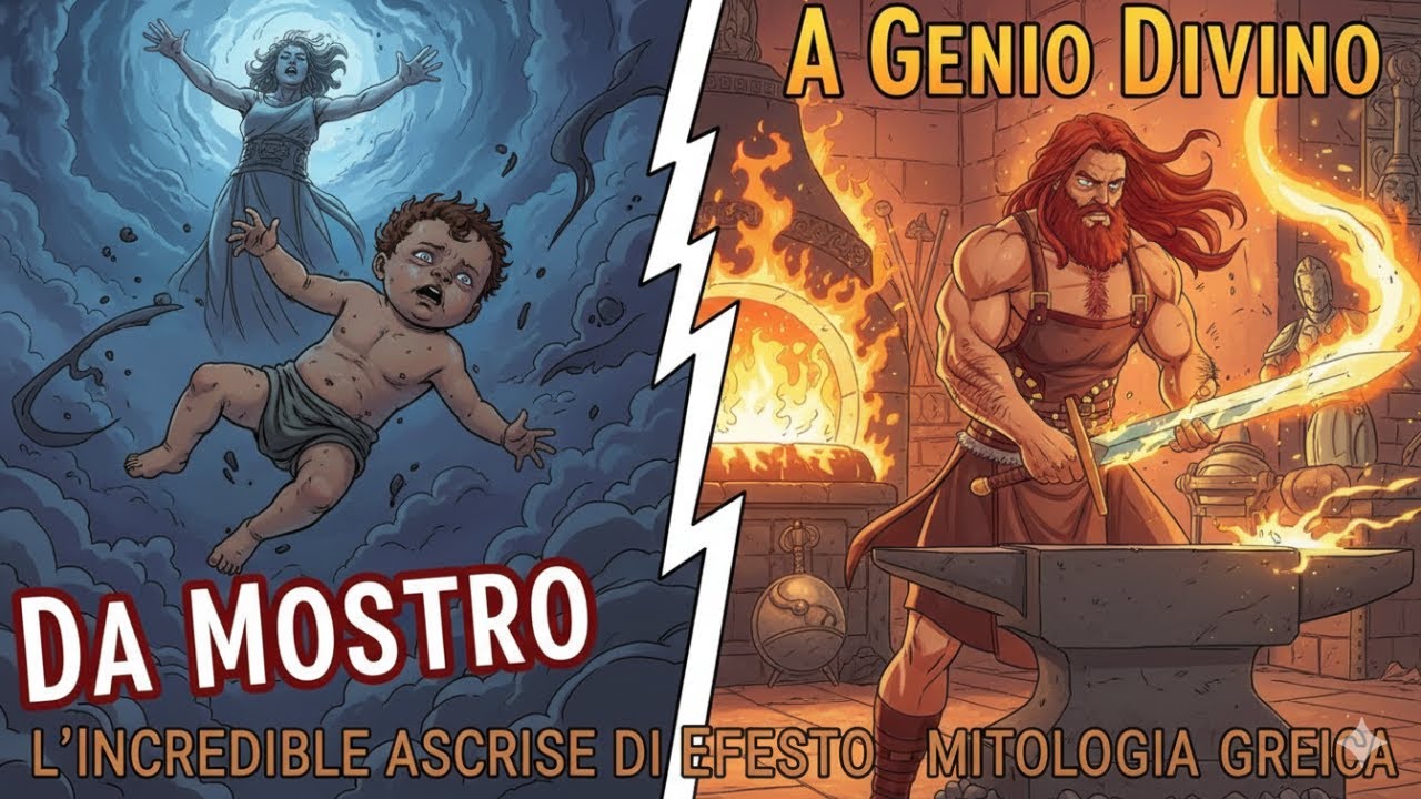 “Da Mostro a Genio Divino: L’Incredibile Ascesa di Efesto – Mitologia Greca”
