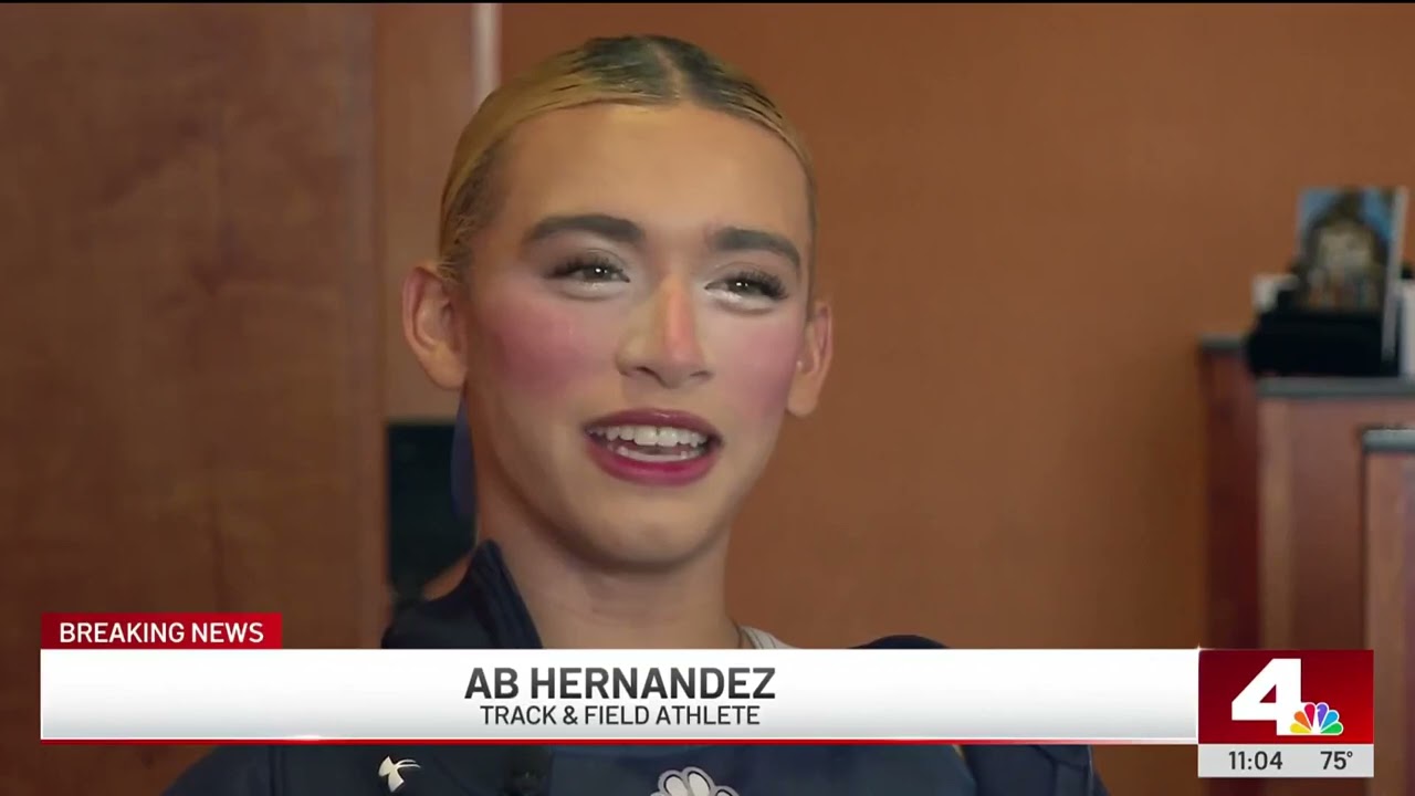 Trans athlete wins high jump event, shares podium