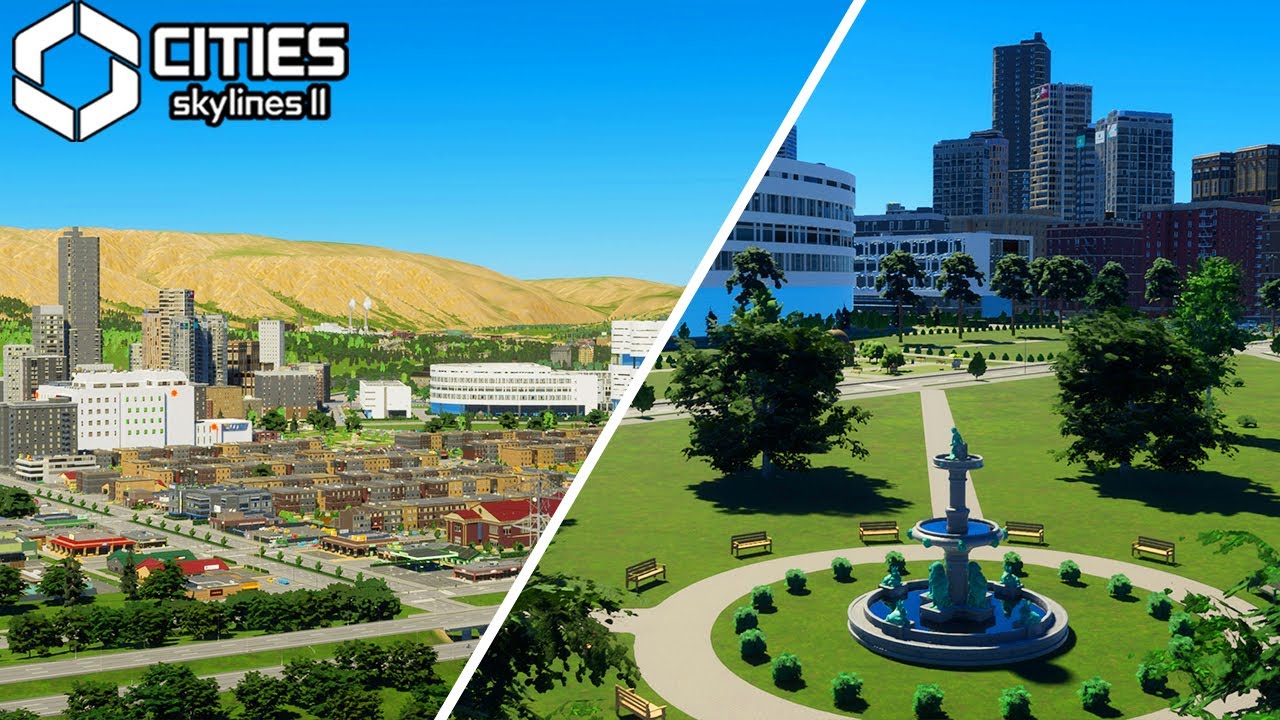 Realistic DOWNTOWN Development & The Return Of Props In Cities 2! | Egginburgh