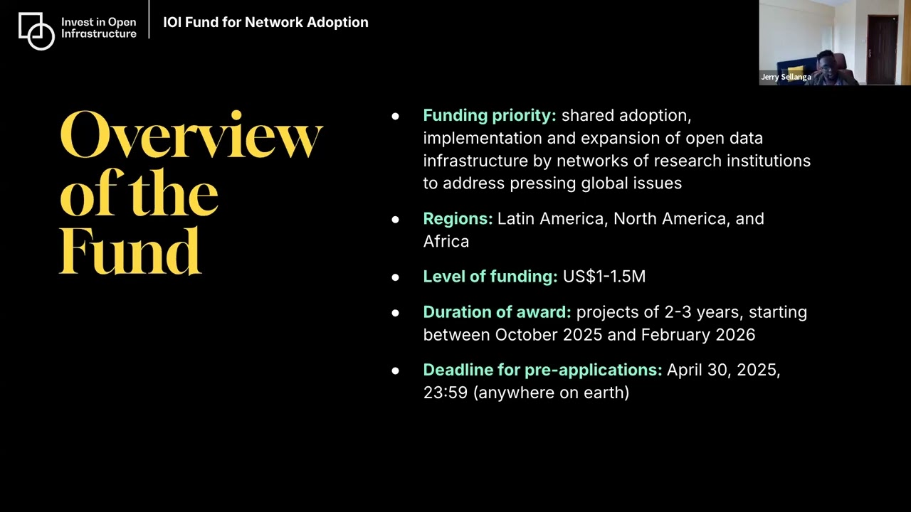 IOI Fund for Network Adoption: Office Hours Session 2