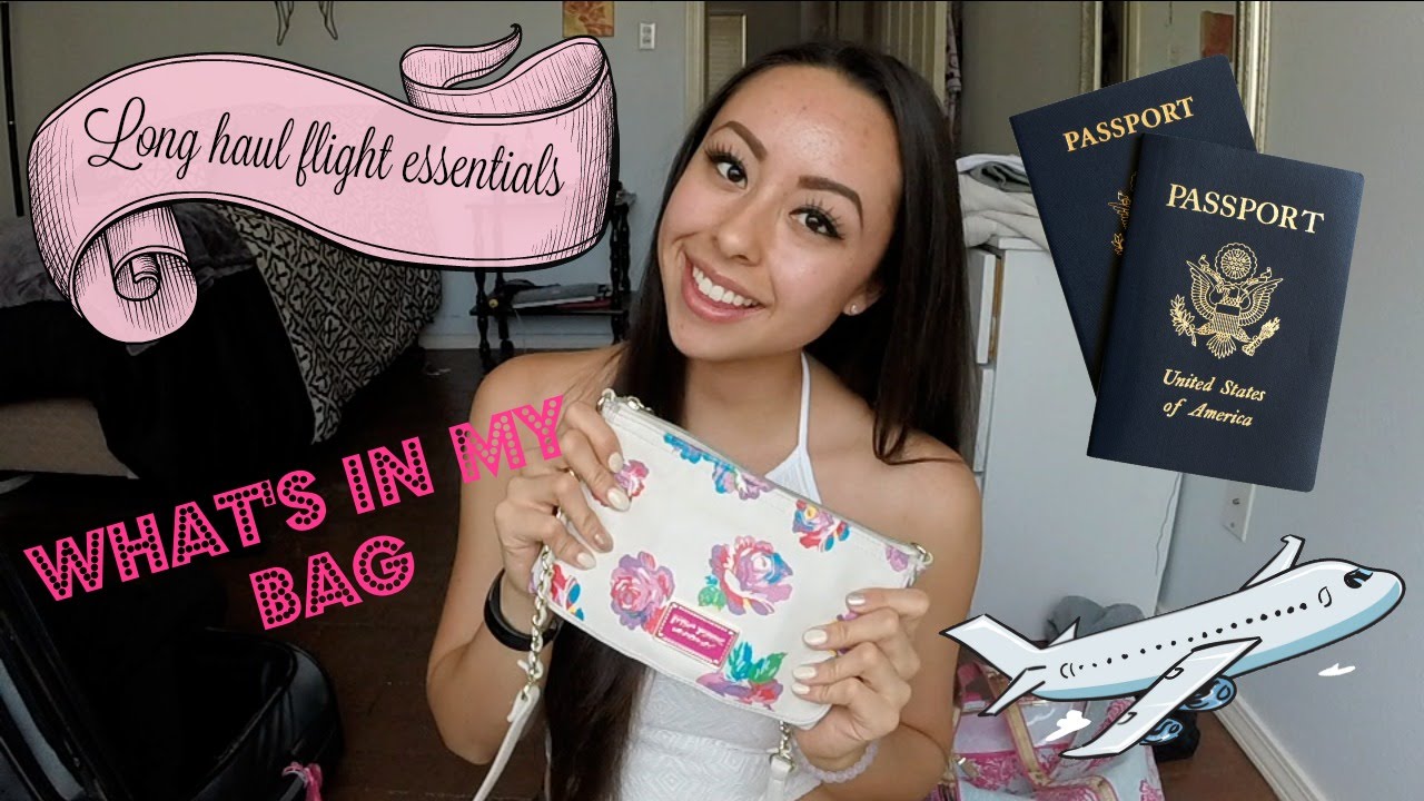 Long Haul Flight ESSENTIALS l ✈ What I pack in my carry on!! ✈