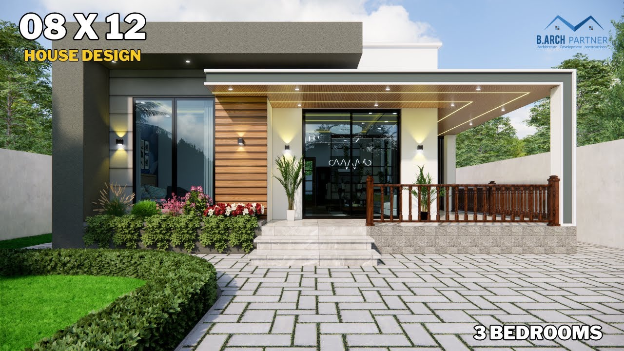 Simple House Design | Modern Home with Floor Plan and Dimensions | Casa