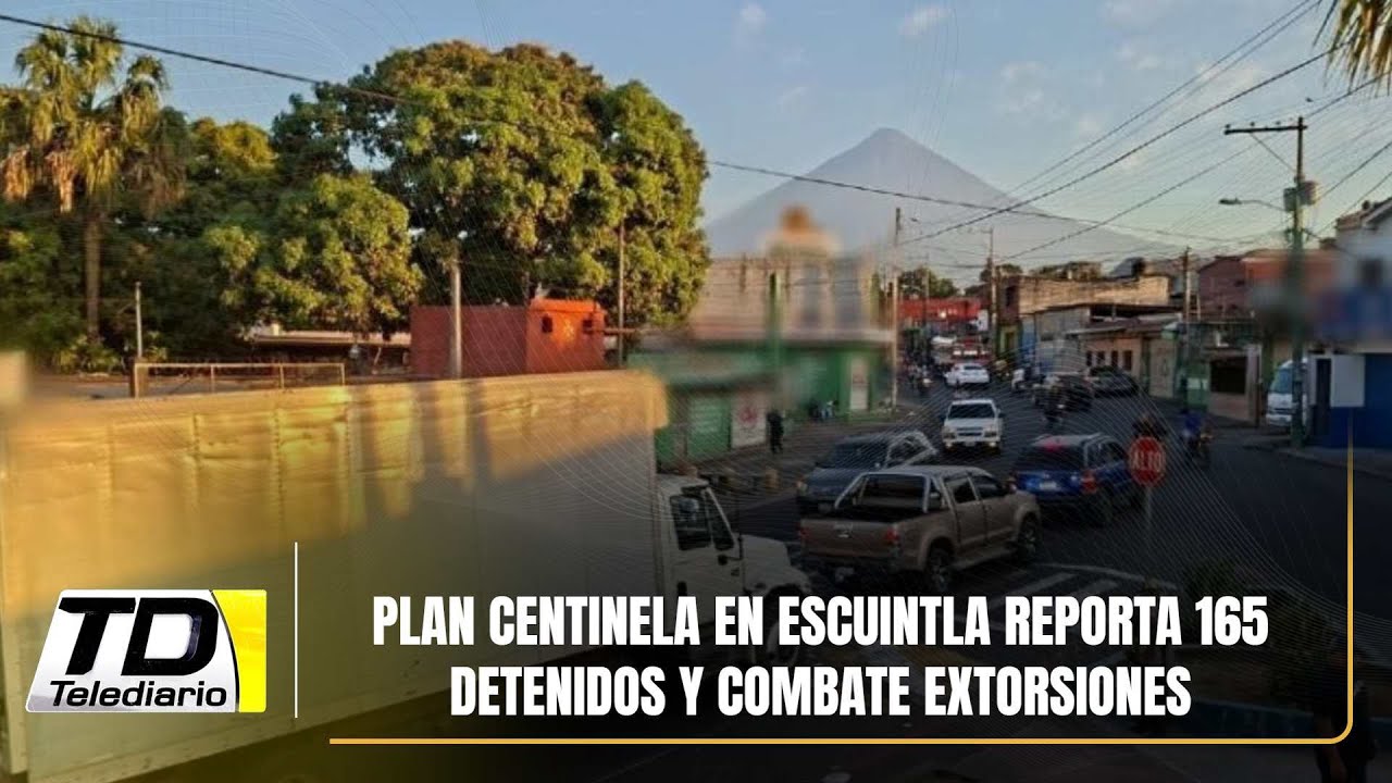 Plan Centinela en Escuintla reporta 165 detenidos y combate extorsiones