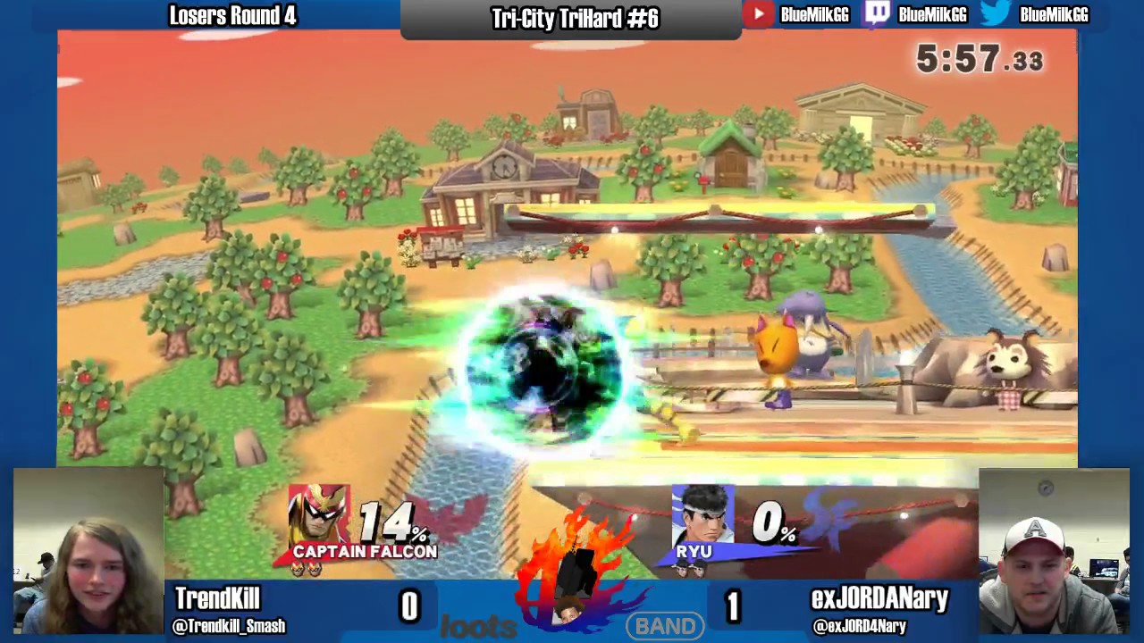 Tri-City TriHard #6: Trendkill (Captain Falcon) vs exJORDANary (Ryu)