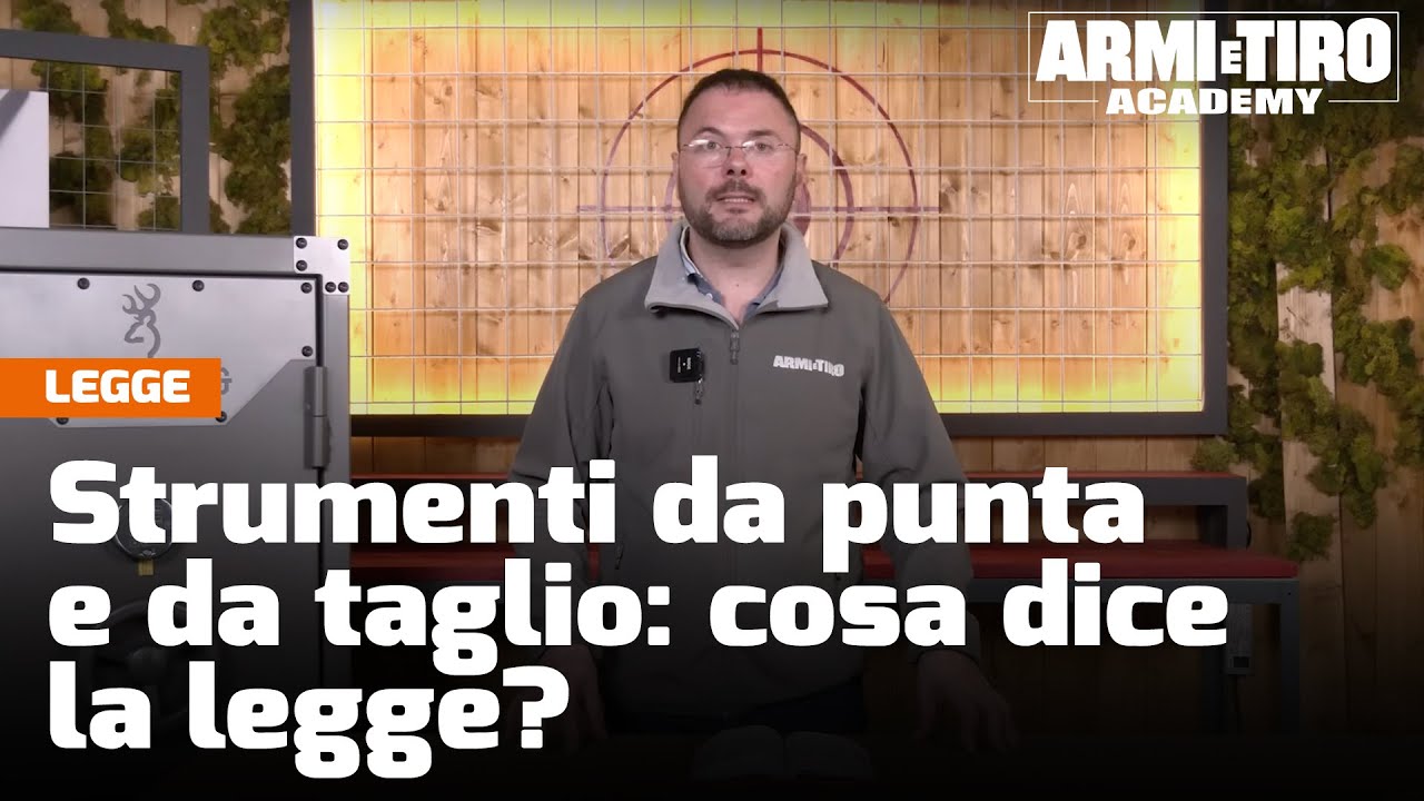 Strumenti da punta e da taglio: cosa dice la legge? - Armi e Tiro Academy