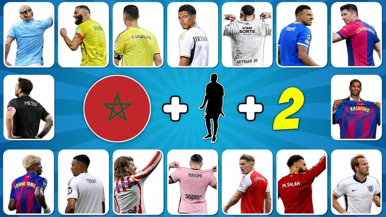 Can You Guess The Player By Song, Nationality, Goal Celebration & Jersey 🤔⁉️ | Ronaldo, Messi, Yamal