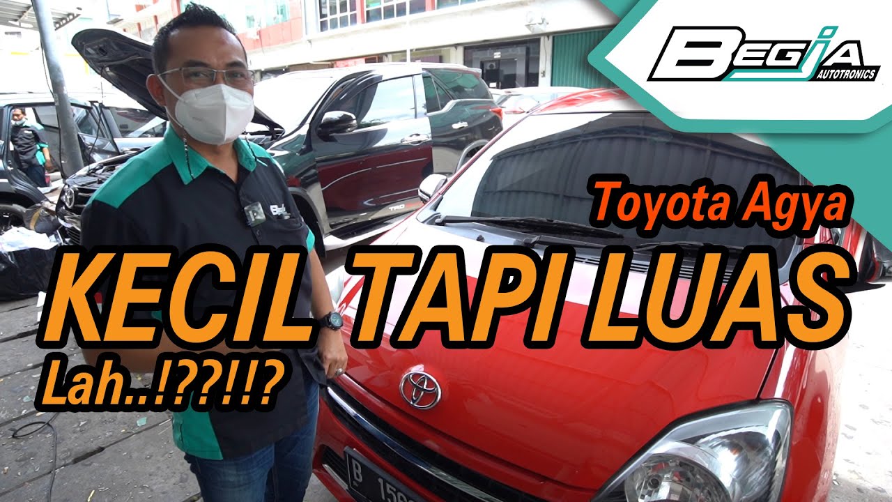 Peredam Suara di mobil Toyota Agya dan Upgrade Audio Simple