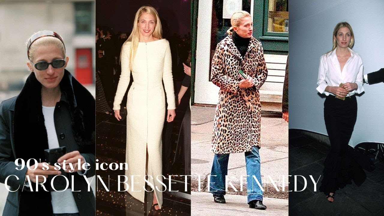 Carolyn Bessette-Kennedy - 90's style icon & classic chic minimalist fashion.