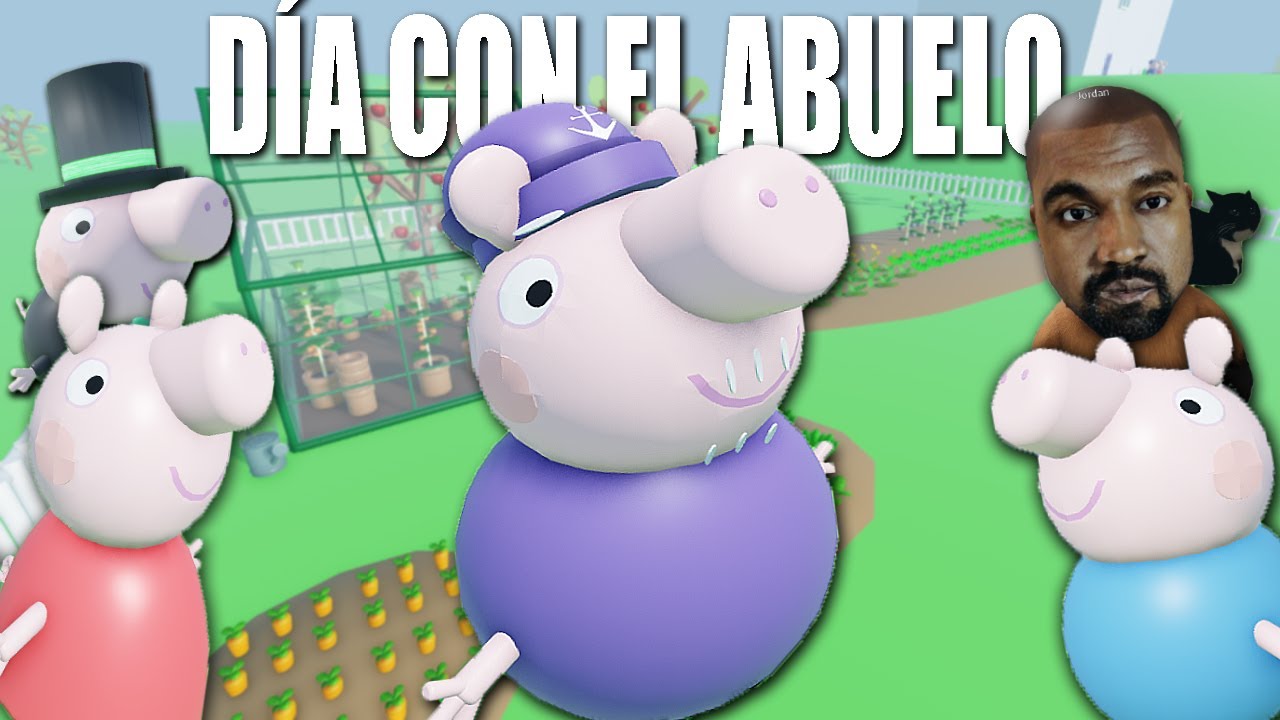 Un DÍA con el abuelo de PEPPA PIG 🥶 | Roblox