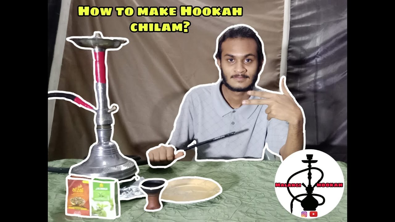 How to Make perfect Chillum for your Hookah / Shisha Head / full step by step/Malangi hookah