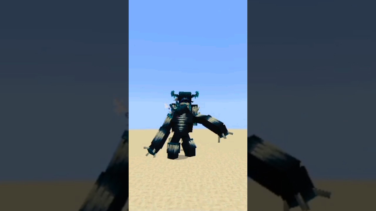 Ultra Warden vs Tonic Mutant Warden in Minecraft