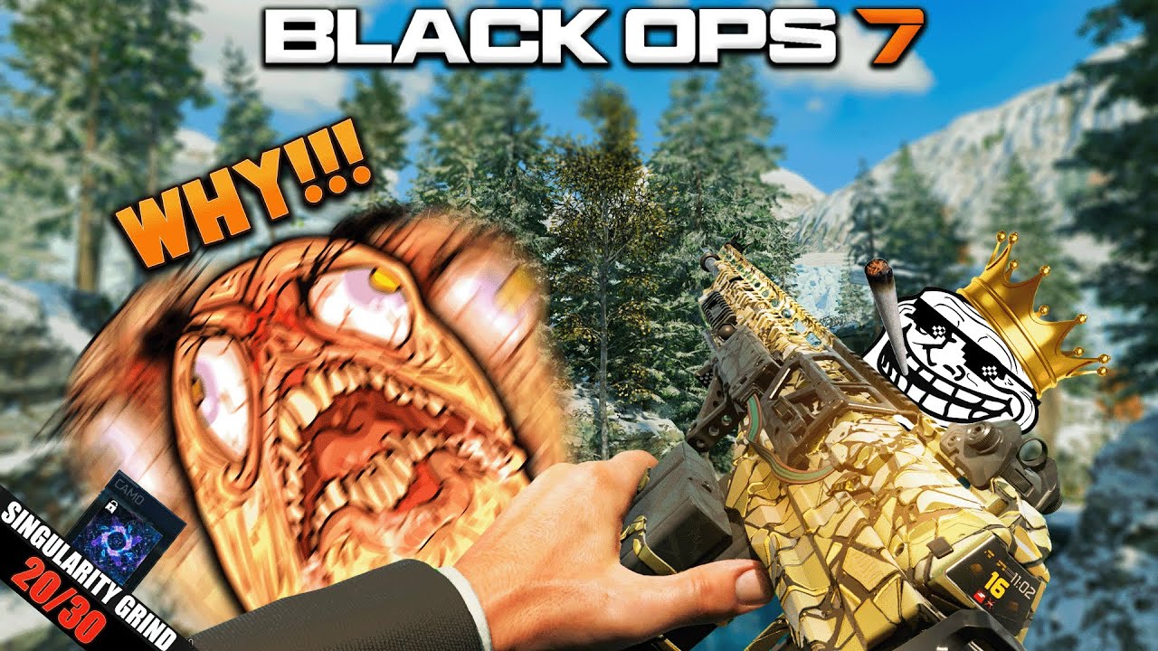 He CRASHED OUT over a calling card...💀⫶Singularity Camo Grind Part 20