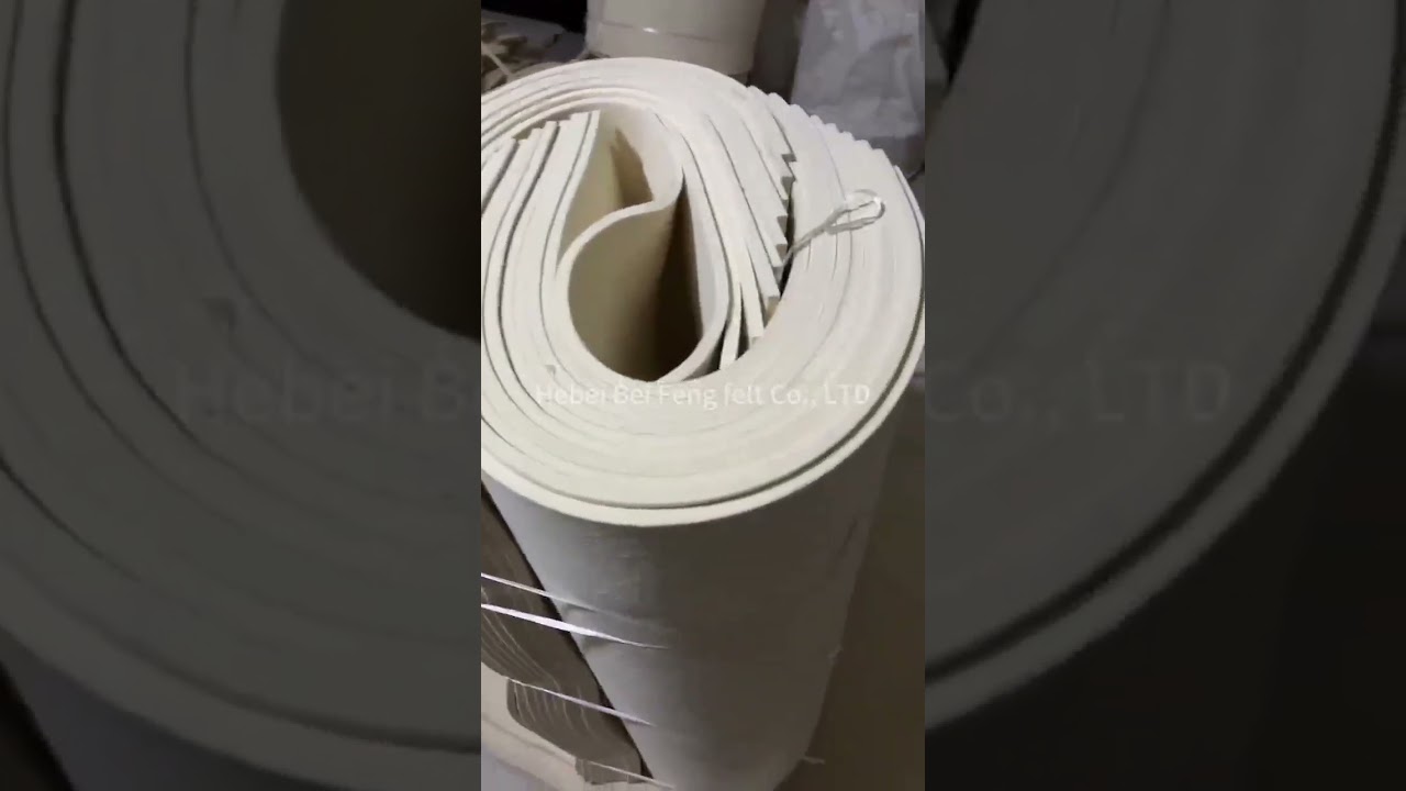Industrial wool felt is widely used in industrial construction because of its . #felt #wool felt