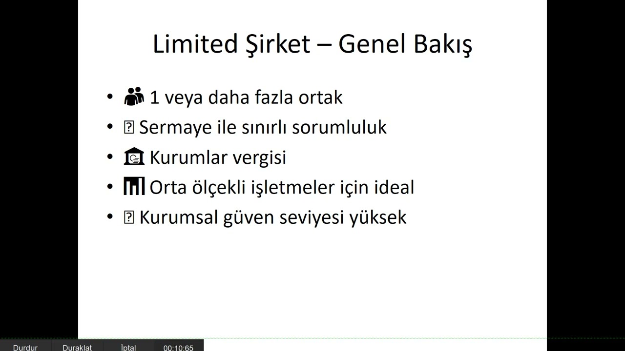 Limited Şirket Nedir? – Genel Bakış