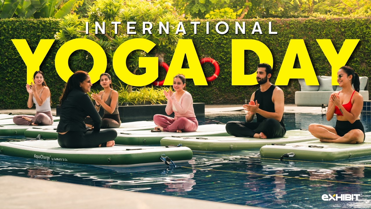 International Yoga Day Celebration 2026 | A Refreshing Water Yoga Experience